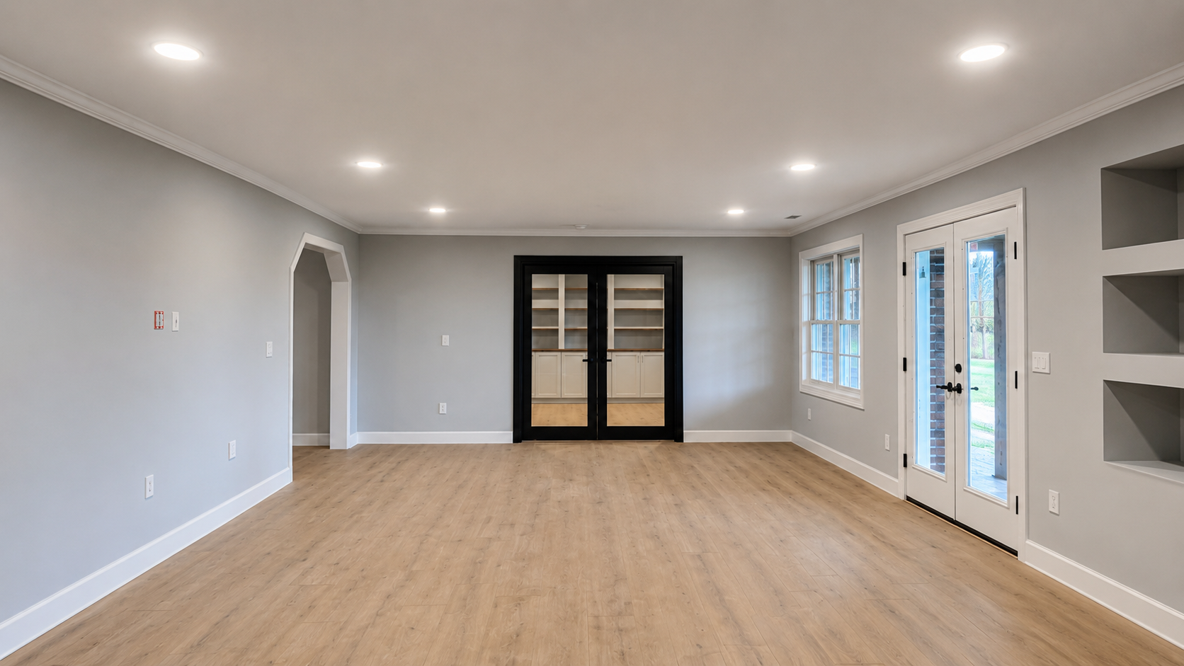 Full Basement Buildout — Basement Finishing project in Blacksburg, VA