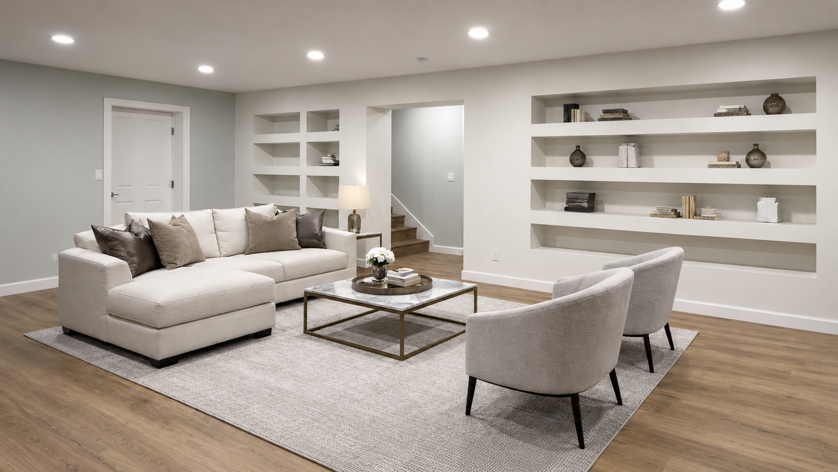 Full Basement Buildout — Design-Build project in Blacksburg, VA